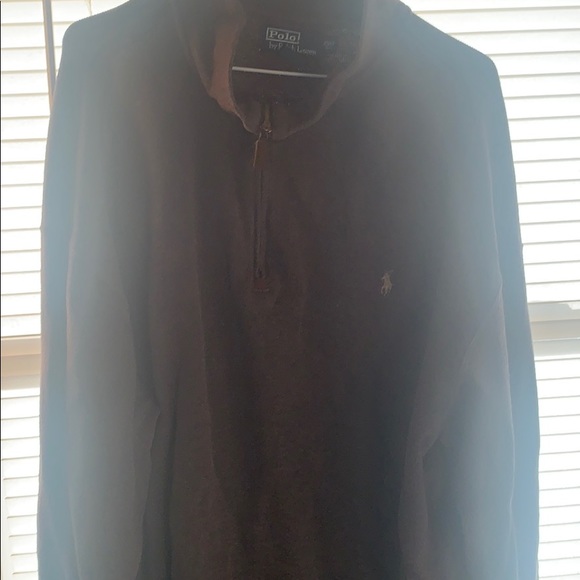 Men polo sweatshirt half zipper - Picture 2 of 4